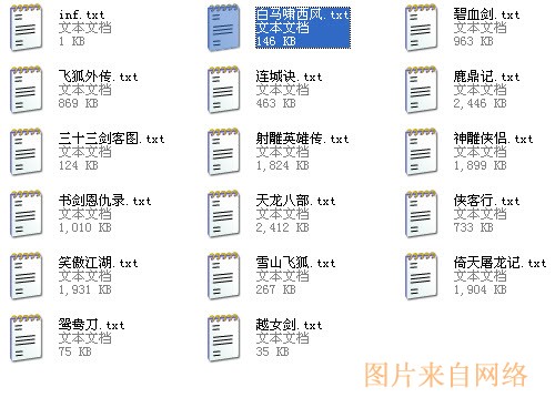 金庸全部作品一览表-金庸全部作品下载